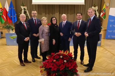 Uczestnicy XVII zwyczajnej sesja Sejmiku Województwa Lubuskiego