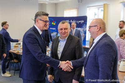 Spotkanie marszałka województwa lubuskiego z samorządowcami z powiatu słubickiego