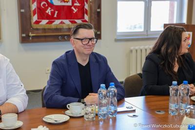 Spotkanie marszałka województwa lubuskiego z samorządowcami z powiatu słubickiego