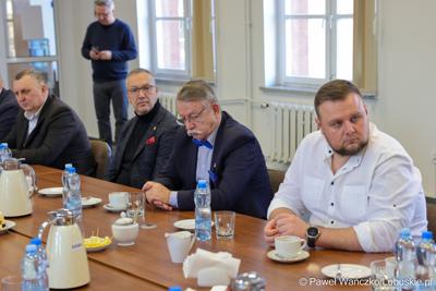 Spotkanie marszałka województwa lubuskiego z samorządowcami z powiatu słubickiego