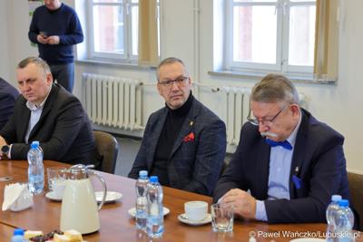 Spotkanie marszałka województwa lubuskiego z samorządowcami z powiatu słubickiego