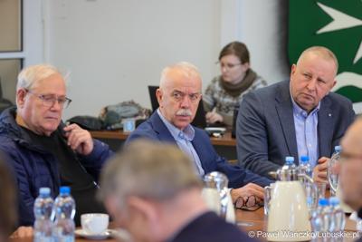 Spotkanie marszałka województwa lubuskiego z samorządowcami z powiatu słubickiego