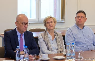 Spotkanie marszałka województwa lubuskiego z samorządowcami z powiatu słubickiego