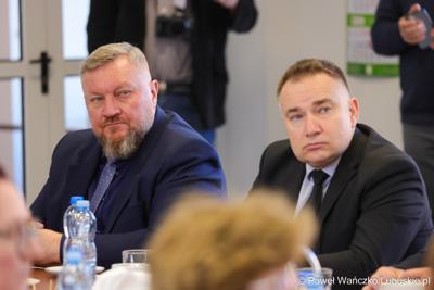 Spotkanie marszałka województwa lubuskiego z samorządowcami z powiatu słubickiego