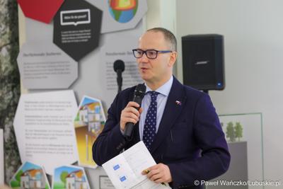 Dyrektor Biura Współpracy Zagranicznej i Europejskiej Współpracy Terytorialnej UMWL Radosław Brodzik
