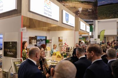 Lubuskie stoisko  na Grüne Woche 2026 przyciągało uwagę odwiedzających.