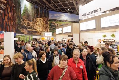 Lubuskie stoisko  na Grüne Woche 2026 przyciągało uwagę odwiedzających.