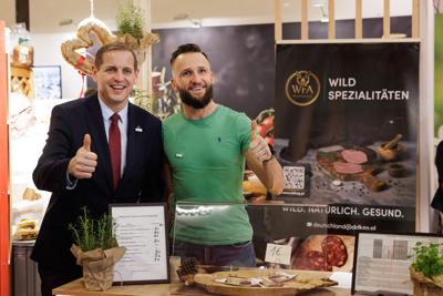 Lubuskie stoisko  na Grüne Woche 2026 przyciągało uwagę odwiedzających.