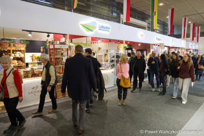 Stoisko Województwa Lubuskiego na targach rolnictwa, ogrodnictwa, żywności, leśnictwa oraz zrównoważonego rozwoju „Grüne Woche” w Berlinie 