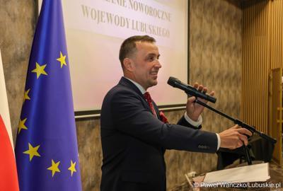 Noworoczne spotkanie z przedstawicielami administracji samorządowej, zorganizowane przez wojewodę lubuskiego Marka Cebulę