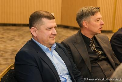 Uczestnicy noworocznego spotkania z przedstawicielami administracji samorządowej, zorganizowanego przez wojewodę lubuskiego Marka Cebulę