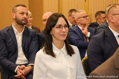 Przedstawiciele administracji samorządowej na noworocznym spotkaniu zorganizowanym przez wojewodę lubuskiego Marka Cebulę