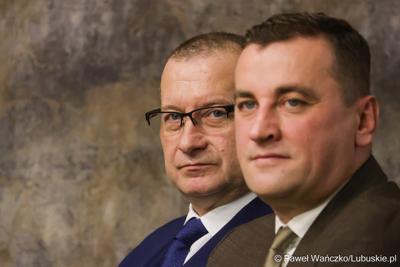 Uczestnicy noworocznego spotkania z przedstawicielami administracji samorządowej, zorganizowanego przez wojewodę lubuskiego Marka Cebulę