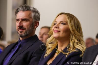 Uczestnicy noworocznego spotkania z przedstawicielami administracji samorządowej, zorganizowanego przez wojewodę lubuskiego Marka Cebulę