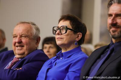 Uczestnicy noworocznego spotkania z przedstawicielami administracji samorządowej, zorganizowanego przez wojewodę lubuskiego Marka Cebulę