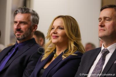 Uczestnicy noworocznego spotkania z przedstawicielami administracji samorządowej, zorganizowanego przez wojewodę lubuskiego Marka Cebulę