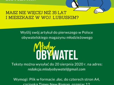 Plakat promujący nabór