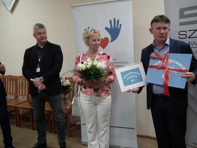 Podziękowanie Dyrektora Szpitala dla organizatorów wystawy artystycznej "O" 