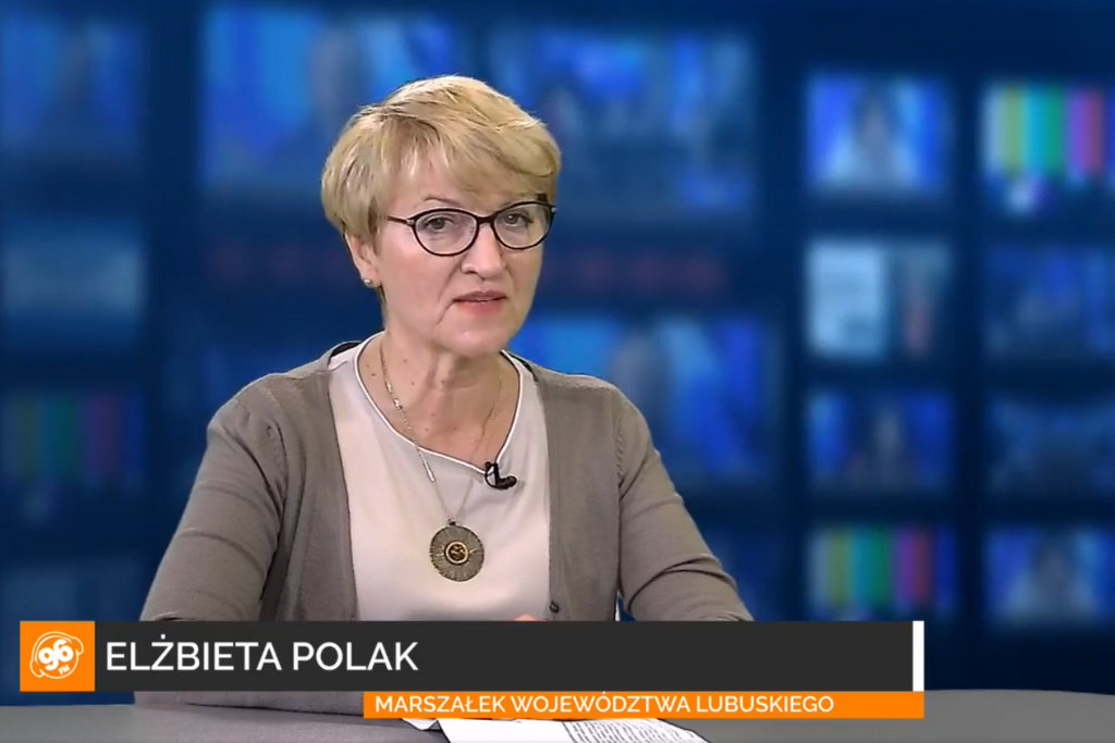 Marszałek Elżbieta Anna Polak w Radiu Index