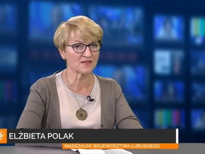 Marszałek Elżbieta Anna Polak w Radiu Index
