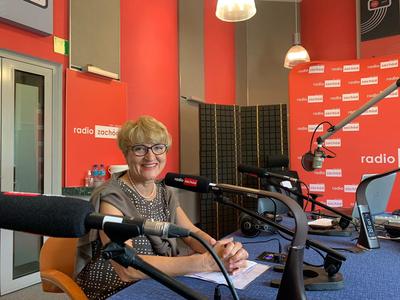 Marszałek Elżbieta Anna Polak w Radiu Zachód