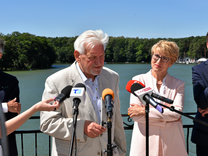 Prof. Andrzej Horban i marszałek Elżbieta Anna Polak