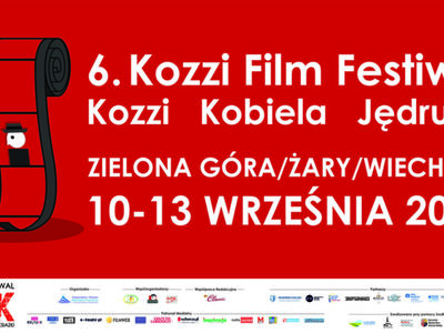Banner Kozzi Film Festiwal z logotypami.