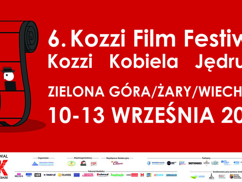 Banner Kozzi Film Festiwal z logotypami.