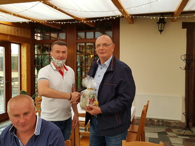 Wicemarszałek Stanisław Tomczyszyn na targach POLAGRA w Poznaniu.