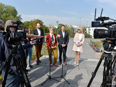 Konferencja prasowa podczas Konwentu Marszałków