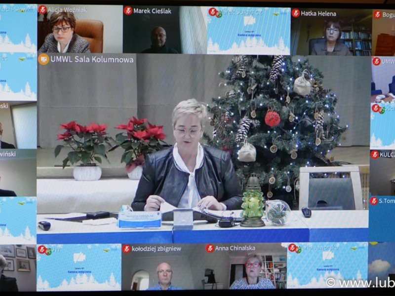 XXVI sesja Sejmiku Województwa Lubuskiego 21 grudnia 2020 r.