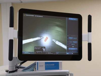 Robot da Vinci, to urządzenie, które wspomaga wykonywanie zabiegów chirurgicznych. fot. Wielospecjalistyczny Szpital Wojewódzki w Gorzowie Wlkp.