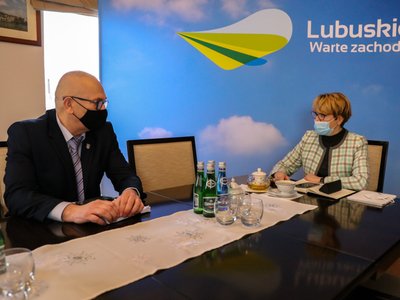 Burmistrz Skwierzyny i marszałek Elżbieta Anna Polak