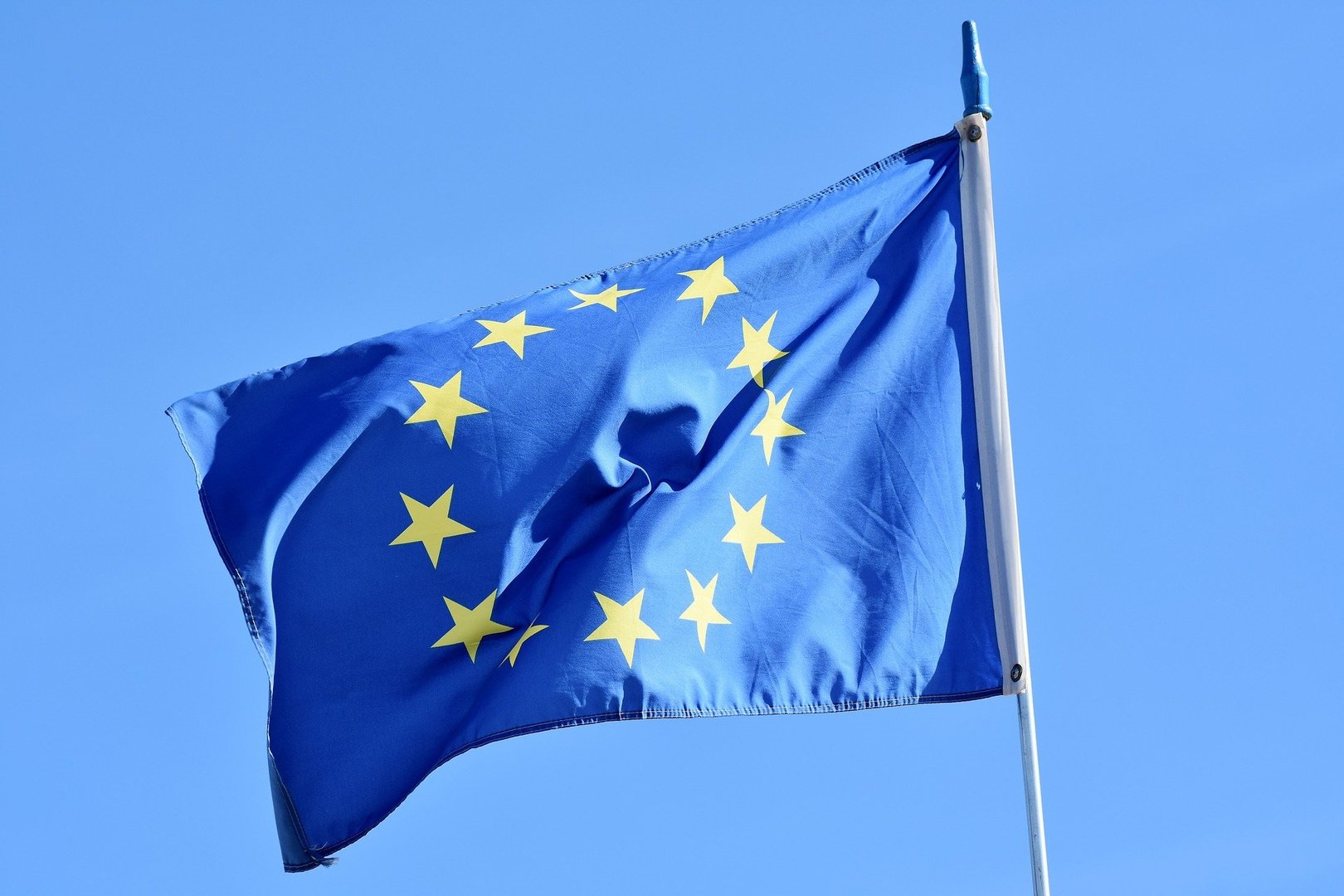 Flaga Unii Europejskiej.