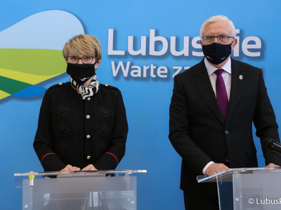 Marszałek E.Polak i senator W. Tyszkiewicz