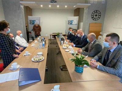 Spotkanie w nowosolskim szpitalu.