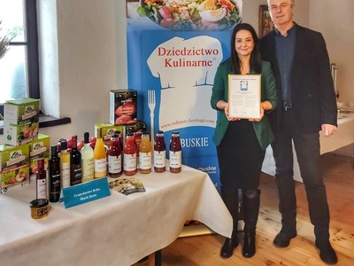 Przyznanie certyfikatów sieci Europejskiej Dziedzictwa Kulinarnego.