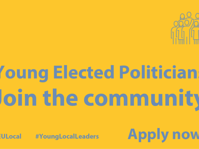 Plakat programu Young Elected Politicians
