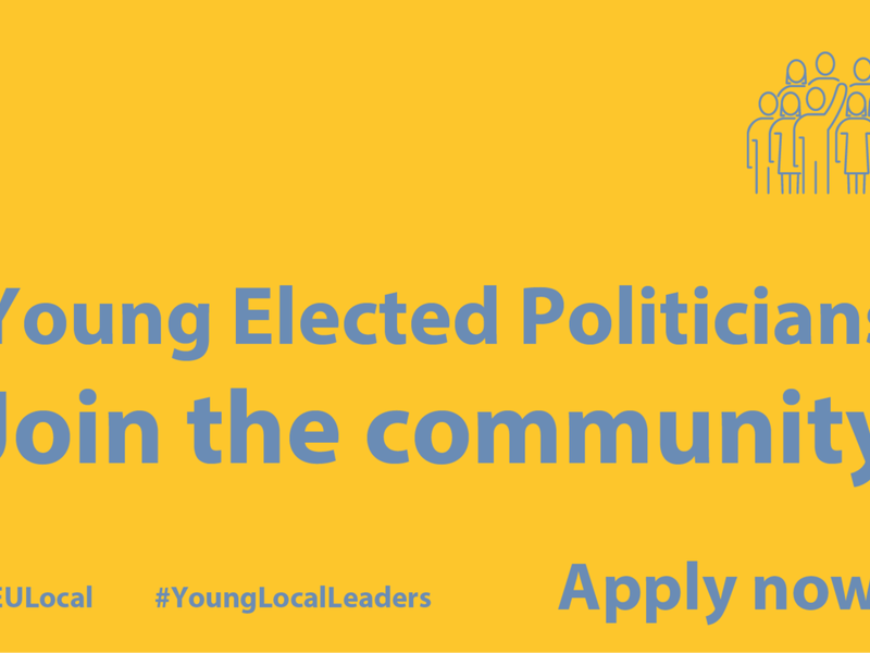 Plakat programu Young Elected Politicians
