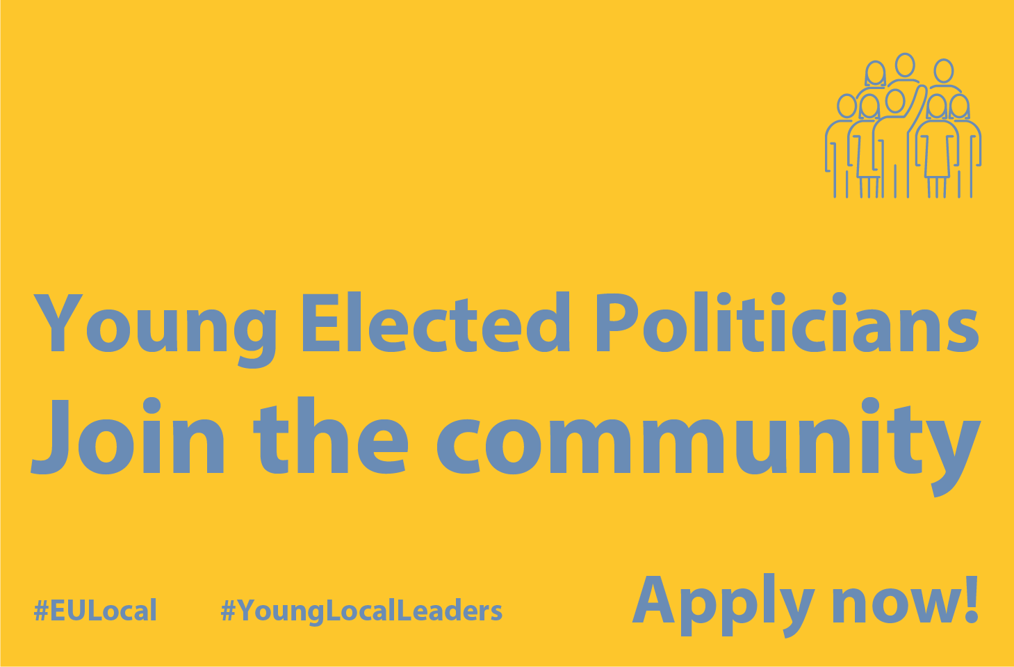 Plakat programu Young Elected Politicians