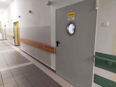 W zielonogórskim szpitalu powstają izolatki oraz śluzy dla pacjentów z chorobami zakaźnymi, którzy z uwagi na inne choroby wymagają leczenia na specjalistycznym oddziale. Fot. Szpital Uniwersytecki w Zielonej Górze