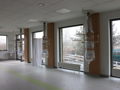 Budowa Pododdziału Dziennej Chemioterapii w gorzowskim szpitalu rozpoczęła się w połowie 2020 r. i dobiega już końca.
Fot. Wielospecjalistyczny Szpital Wojewódzki w Gorzowie
