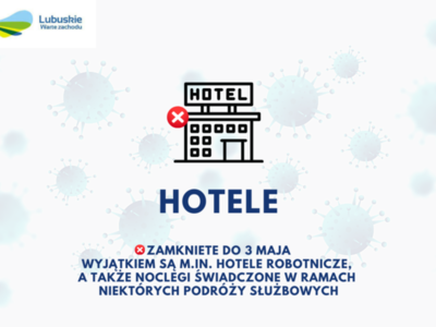 Plansza dotycząca obostrzeń.