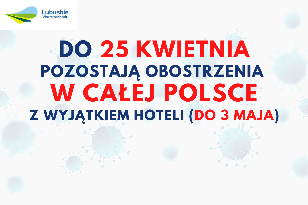 Plansza dotycząca obostrzeń.