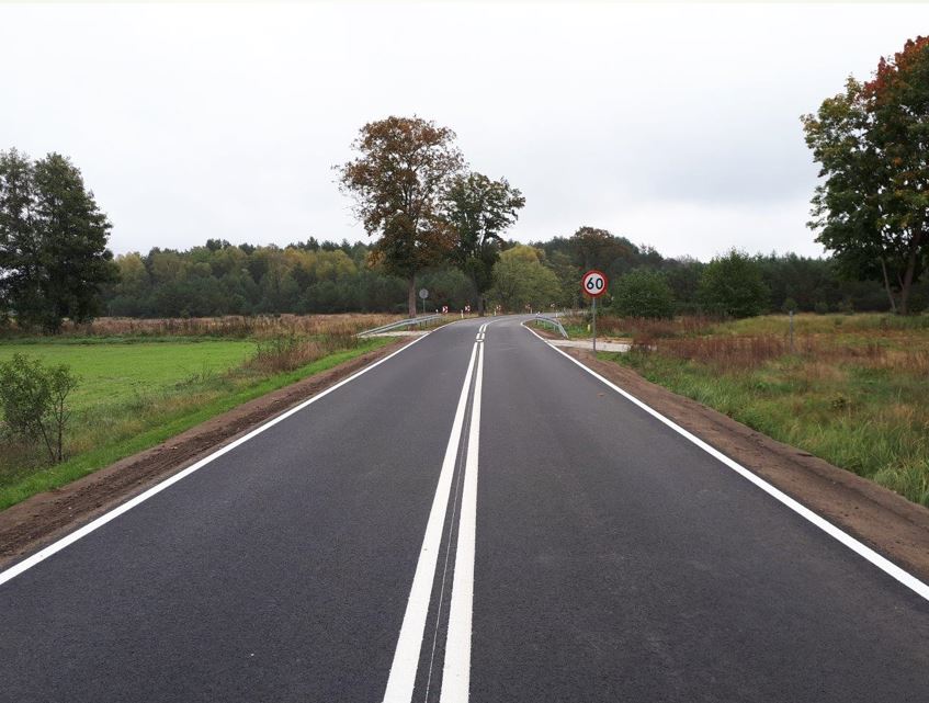 Drogi wojewódzka nr 278 na odcinku Brody – Pomorsko.