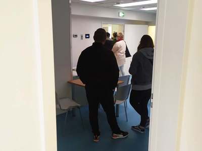 Nawet 500 osób dziennie szczepionych jest obecnie w Szpitalu Uniwersyteckim w Zielonej Górze. Fot. Szpital Uniwersytecki w Zielonej Górze