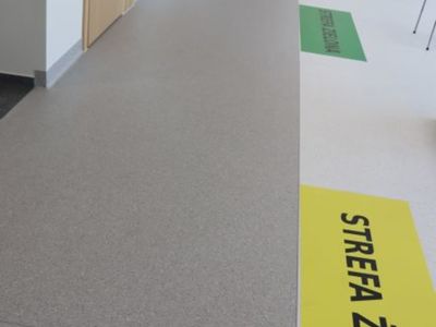 Niemal gotowe jest już jej pełne oznakowanie poczekalni Izby Przyjęć.  Fot. Wielospecjalistyczny Szpital Wojewódzki w Gorzowie Wlkp.
