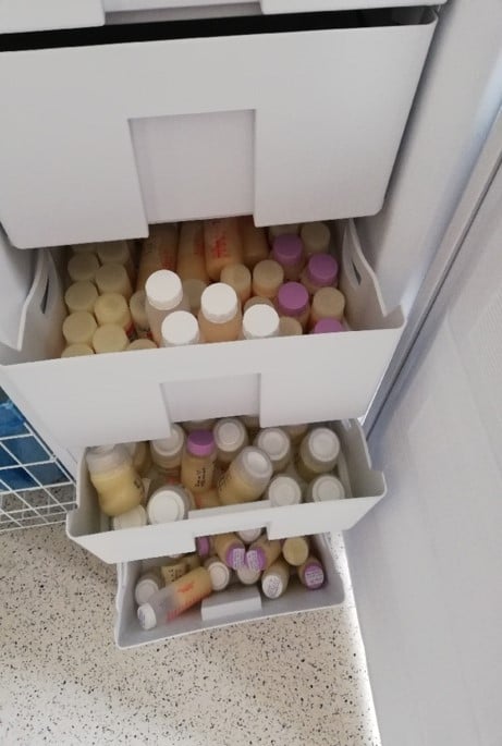 Zapasy Banku Mleka Kobiecego w zielonogórskim szpitalu starczą jeszcze na około miesiąc lub dwa. Fot. Szpital Uniwersytecki w Zielonej Górze