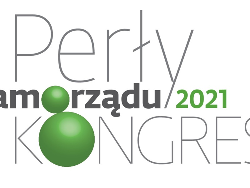 Plakat promujący kongres Perły samorządu.