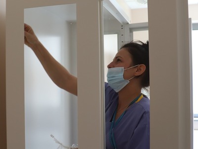 Od 24 maja w trzykondygnacyjnym pawilonie, zbudowanym dla Oddziału Anestezjologii i Intensywnej Terapii, Kliniki Hematologii i Banku Komórek Macierzystych działa już OIOM. Fot. Wielospecjalistyczny Szpital Wojewódzki w Gorzowie Wlkp.